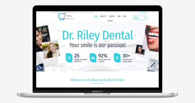 Local-Dental-Clinic-WordPress-Web-Design